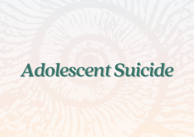 Grief Note: Adolescent Suicide